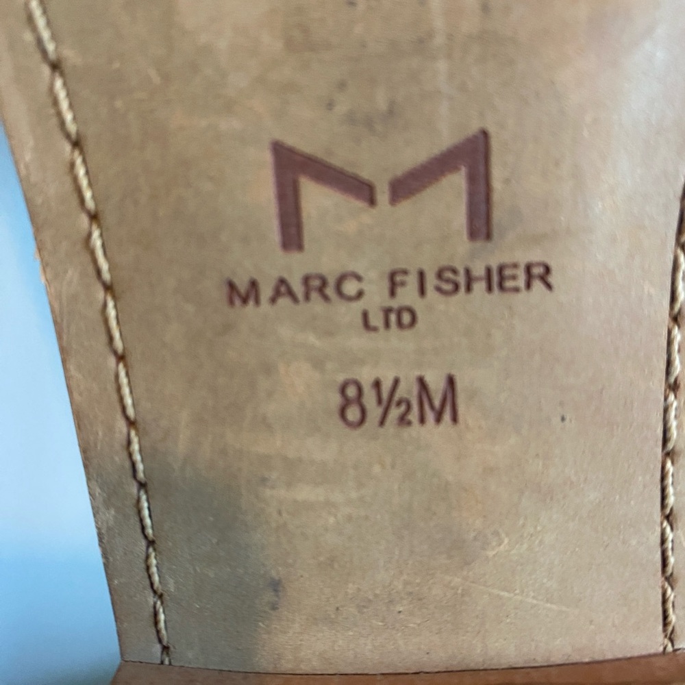 Marc Fisher Braided Metallic Slide Sandals in Gold - Picture 4 of 7